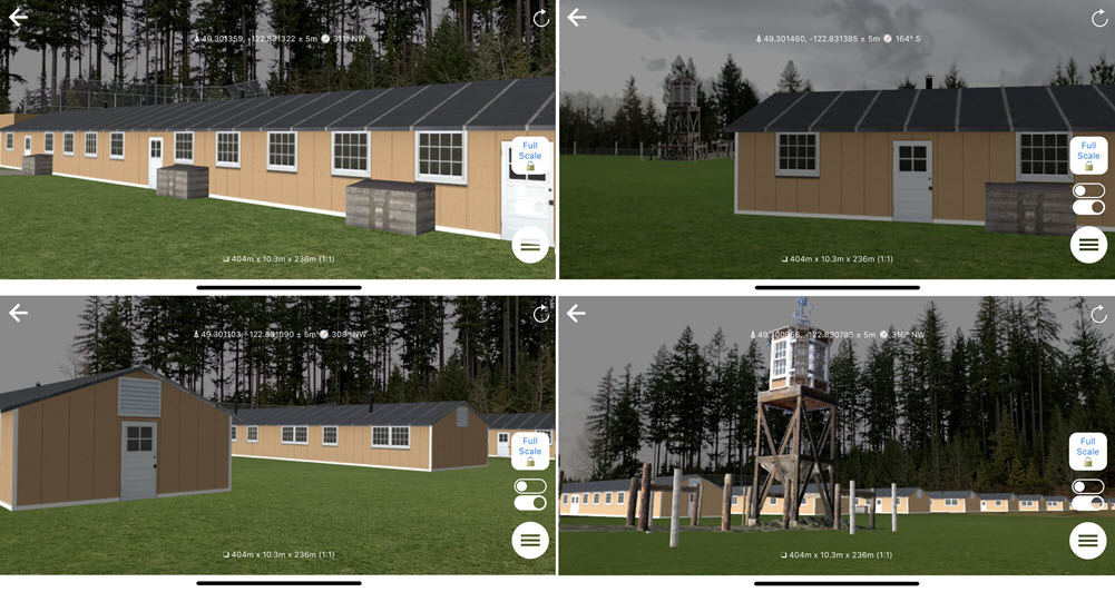 FME AR应用程序与建筑物