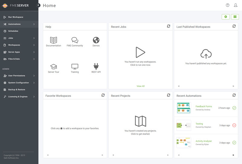 Fme Server 2020 0 Tour Safe Software